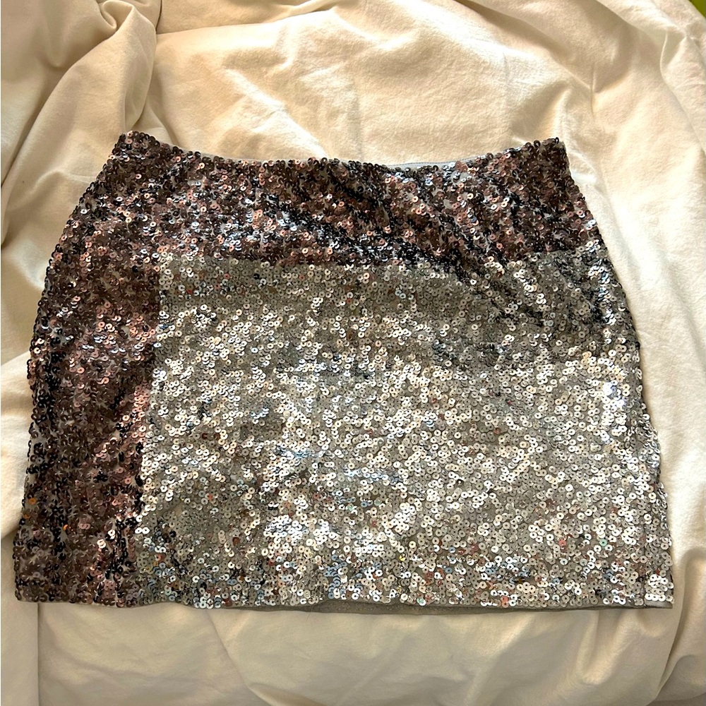 Express silver sequin mini!